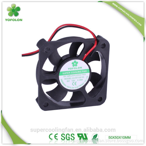50x50x10mm 5010 dc fan 12V dc brushless cooling fan